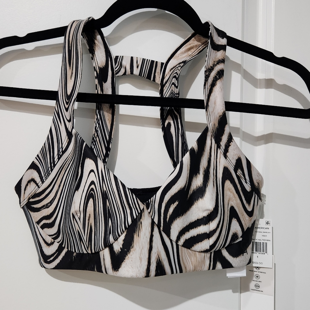 Good American Strap Back Halter Bra size 1 or Small